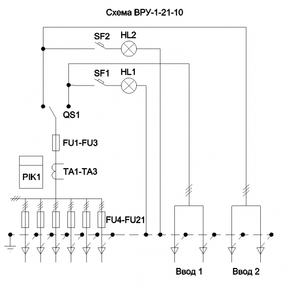 ВРУ1-21-10 схема